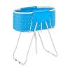 Portable Dog Bathtub, Elevated & Foldable Space-saving Pet Shower Station with Quick Drainage, Bathing Tub for Washing & Grooming Small and Medium Siz