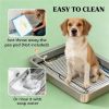 Stainless steel tray, dog training tray,