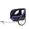 Large Folding Bike Trailer for Dogs – 66LB Capacity All-Terrain Pet Carrier, Durable Steel Frame for Cycling, Jogging, Camping & Outdoor Adventures, B
