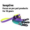 Waterproof TPU Dog Leash Set with Collar | Heavy Duty Honeycomb Texture Training Lead