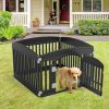 Dog Playpen Safe & Secure Indoor/Outdoor Pet Fence | Folding & Portable | Ideal for Small to Medium Dogs | Easy to Clean