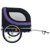 Large Folding Bike Trailer for Dogs – 66LB Capacity All-Terrain Pet Carrier, Durable Steel Frame for Cycling, Jogging, Camping & Outdoor Adventures, B