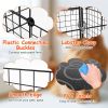 2Tier Cat Cage Playpen Indoor Pet Enclosures Kitten Kennel House Detachable Cat Crate with Climbing Ladder 2 Doors for 1-2 Cats for Ferret Squirrel Sm