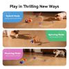 Cheerble Interactive Dog Toy, Wicked Ball Rolly, Automatic Move, E-TPU Material, Rope and Barking Sounds, for Medium to Large Dogs
