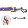 Waterproof Wavy Texture Dog Leash - Two-Tone Non-Slip Pet Walking Lead for Small Medium Large Dogs