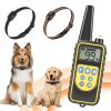 Dog Training Collar with Remote Rechargeable Dog Training Collar IP68 Waterproof with 4 Training Modes 3 Channels for Medium and Small Dogs
