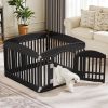 Dog Playpen Safe & Secure Indoor/Outdoor Pet Fence | Folding & Portable | Ideal for Small to Medium Dogs | Easy to Clean