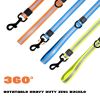 Reflective PVC Dog Leash & Collar Set | Waterproof Heavy Duty Safety Lead